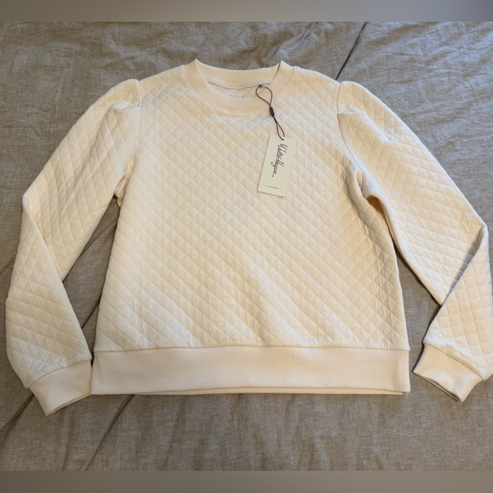 Walter Hagen Cream Quilted Pullover
